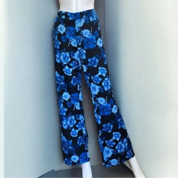 Area Stars Hannah Floral Work Pants Size Large - Picture 2 of 6